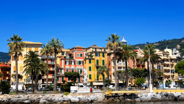 Santa Margherita Ligure waterfront from the boat